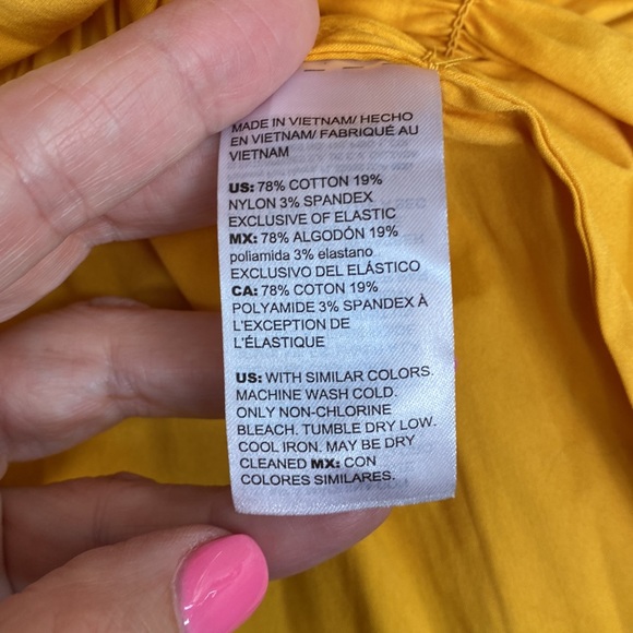 White House Black market beautiful gold colored halter top. - Picture 6 of 6